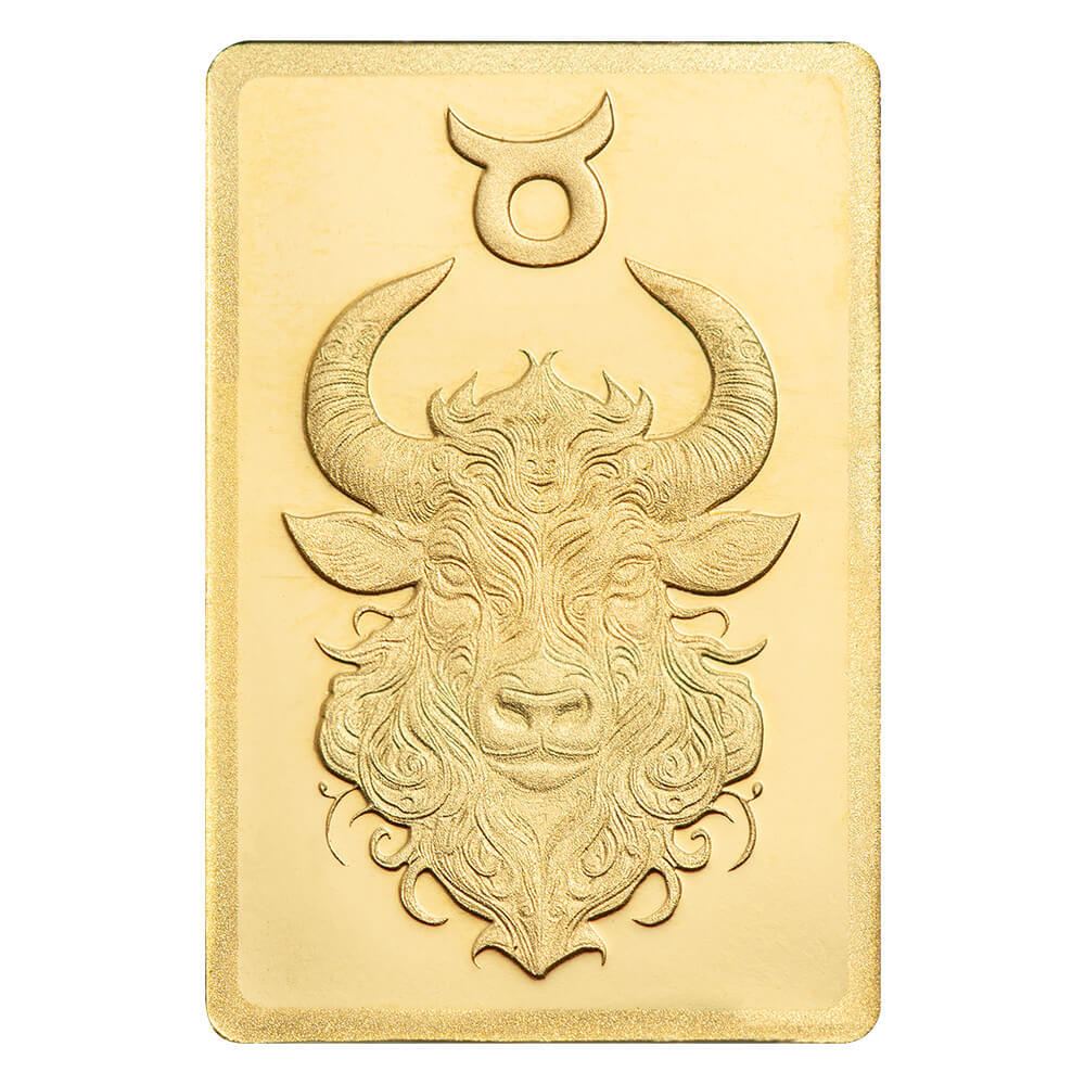 1/2 Gram PAMP Suisse Taurus Zodiac Gold Bar (in Assay) thumbnail 4