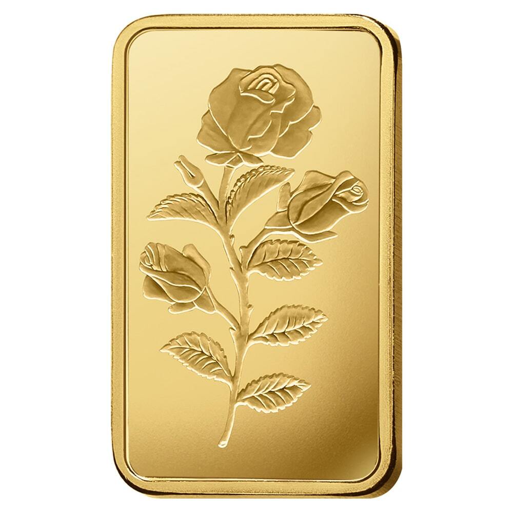 1/2 oz PAMP Suisse Rosa Gold Bar .9999 Fine (in Assay) thumbnail 4