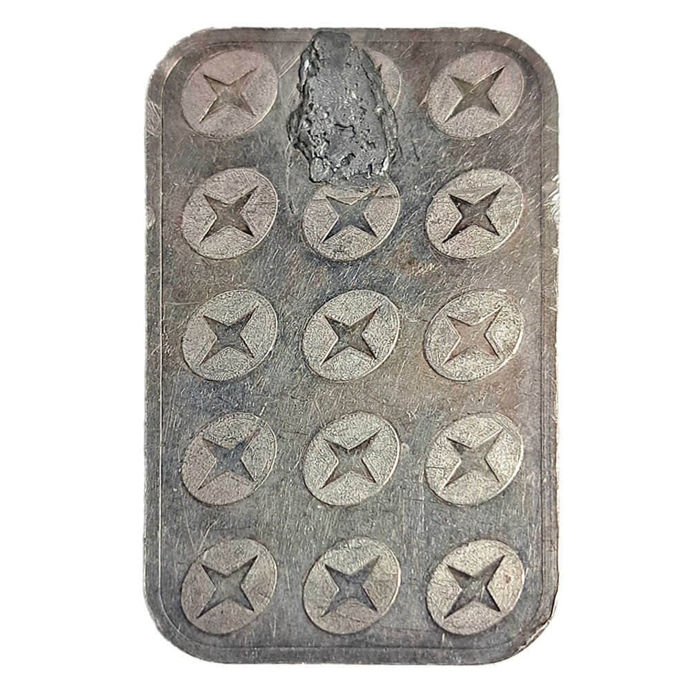 10 Gram Johnson Matthey JM Citibank Vintage Silver Bar .999 Fine (Secondary Market) thumbnail 2