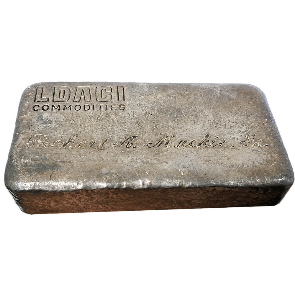 10 oz Engelhard LDACI Commodities Robert A. Mackie Jr. Silver Bar .999+ Fine thumbnail 3
