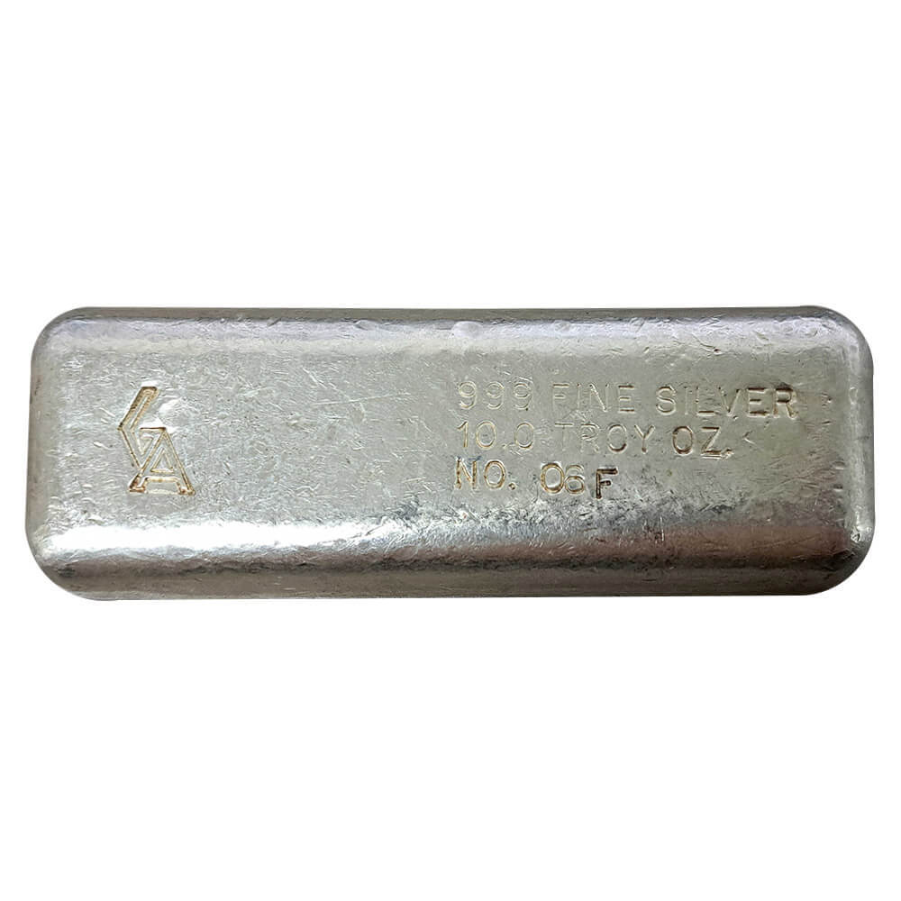 10 oz Golden Analytical Silver Bar .999 Fine