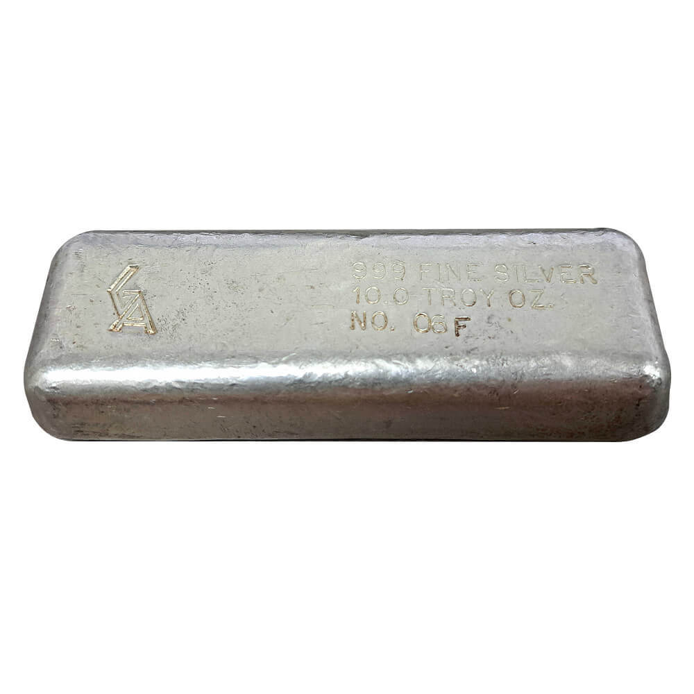 10 oz Golden Analytical Silver Bar .999 Fine thumbnail 3