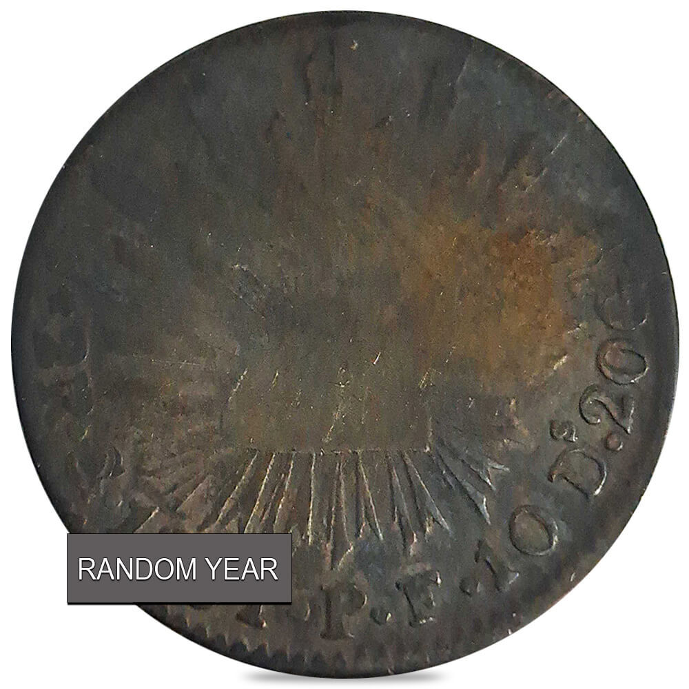 1825-1870 Mexico 2 Reales Silver Coin Cull (Random Year) thumbnail 3