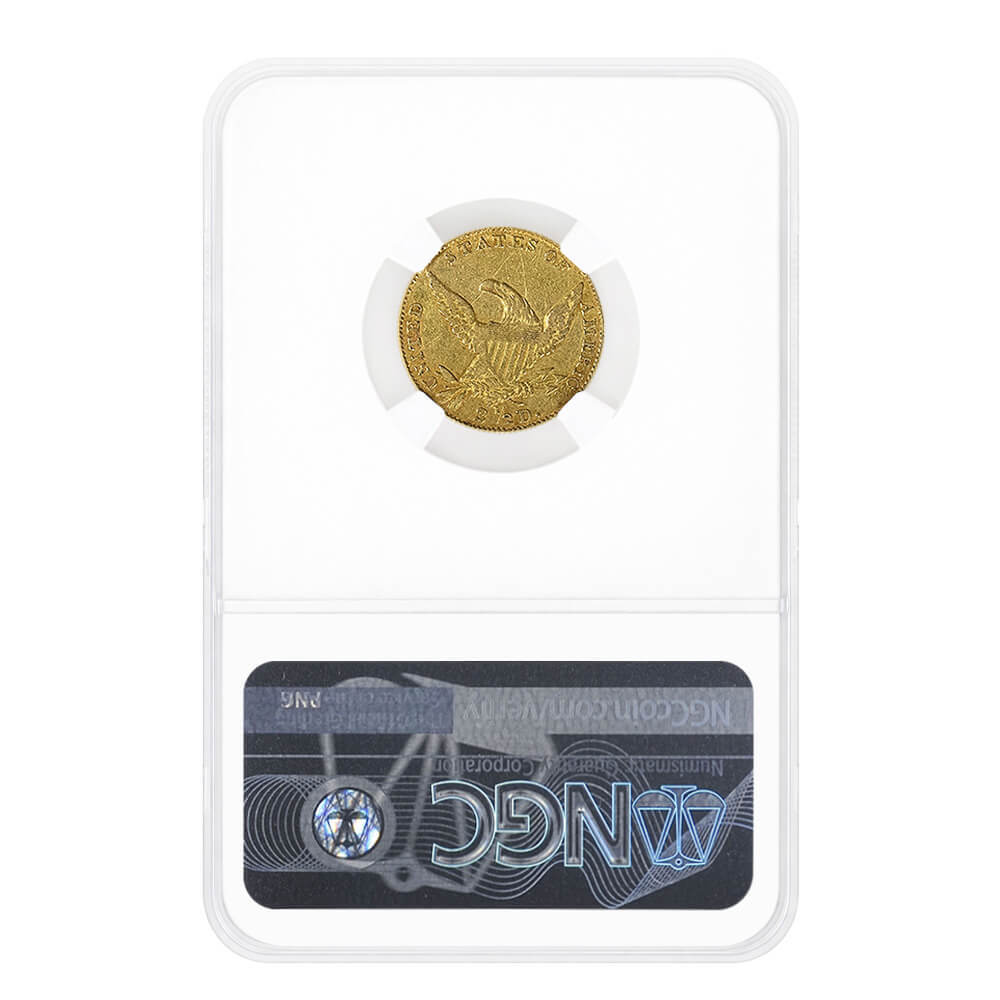 1834 $2.5 Classic Liberty Head Quarter Eagle Gold Coin NGC XF Details thumbnail 2