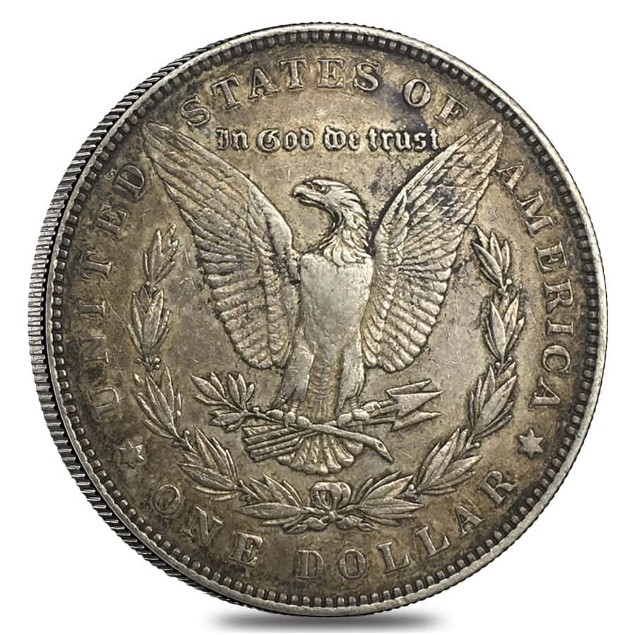 1878-1904 Morgan Silver Dollar XF (Random Year) thumbnail 2
