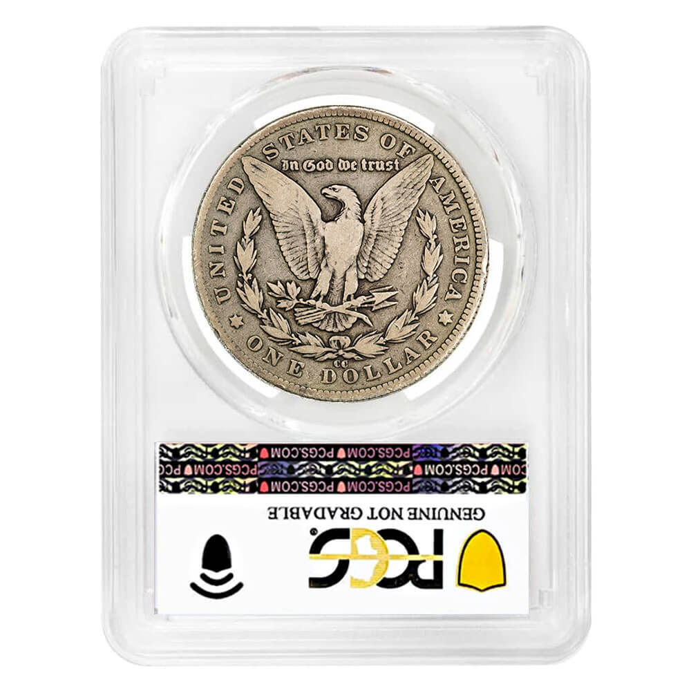 1889-CC Morgan Silver Dollar $1 PCGS VG Detail thumbnail 2