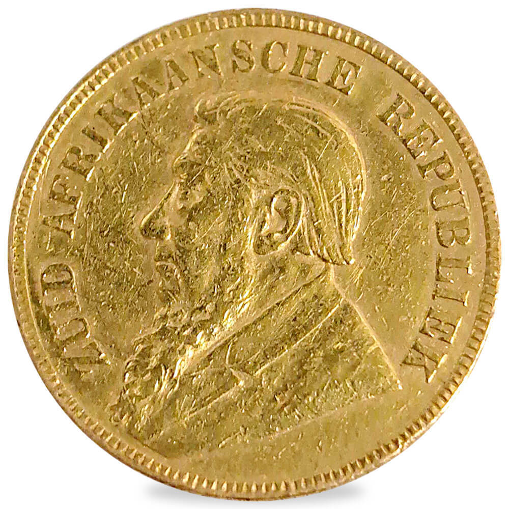 1892-1900 South Africa 1 Pond Gold Coin Cull (Random Year)