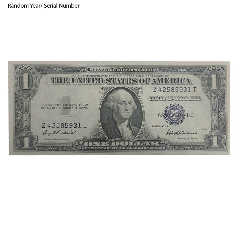 1935 $1 Silver Certificate Currency Note AU/CU