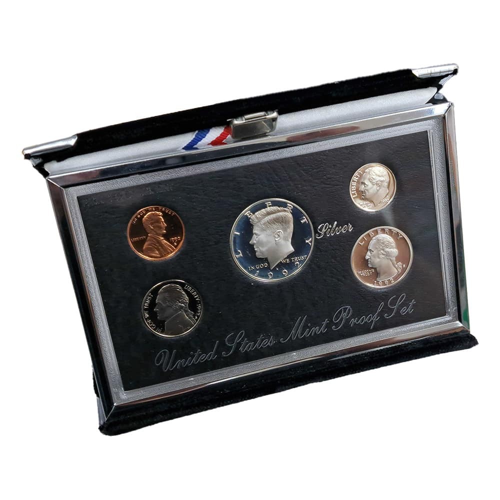 1992-S US Mint Premier Proof Silver Set (w/Box & COA) thumbnail 4