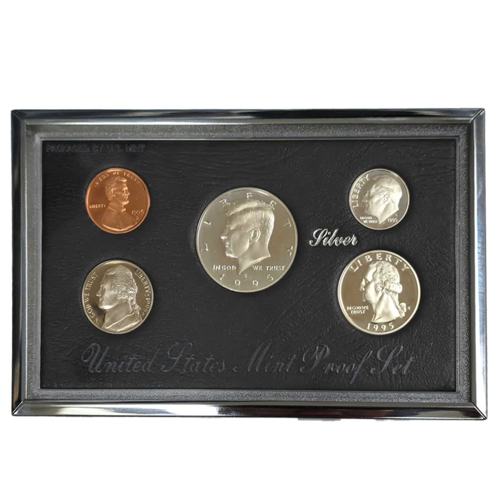 1995-S US Mint Premier Proof Silver Set (w/Box & COA) thumbnail 2