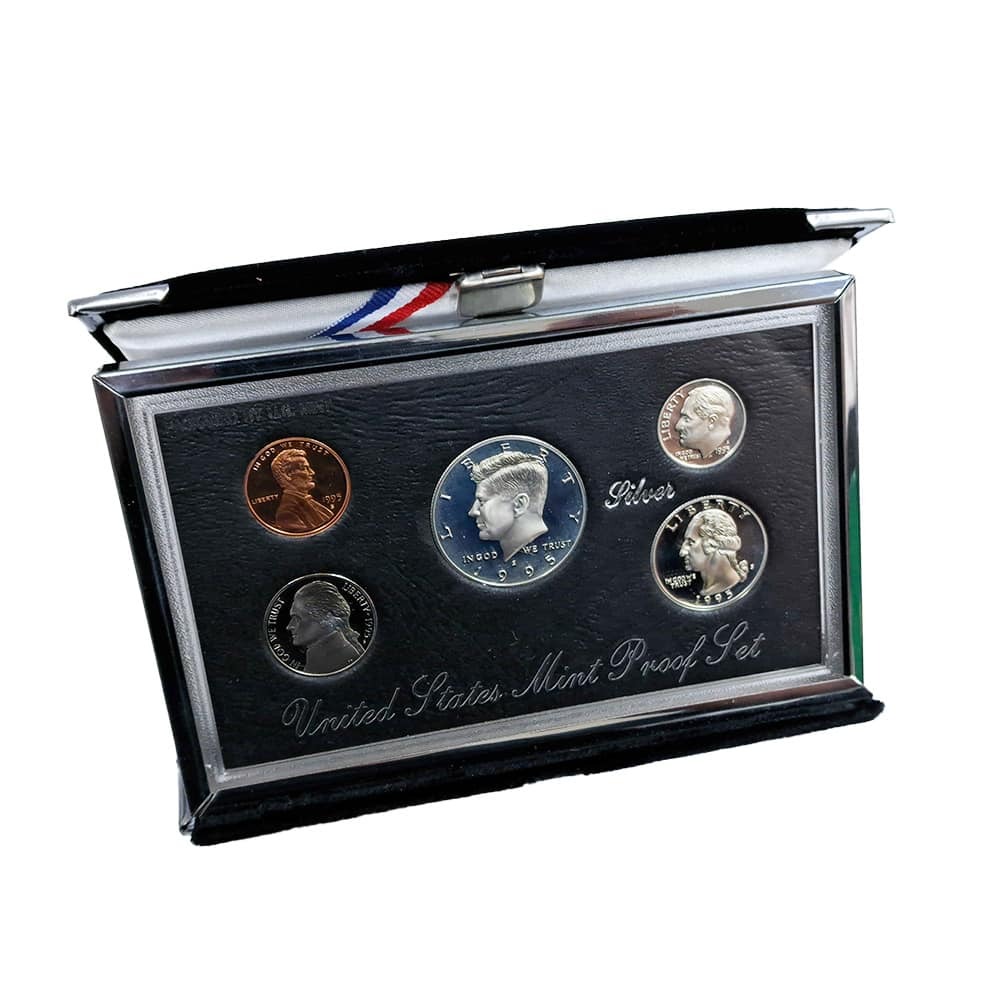 1995-S US Mint Premier Proof Silver Set (w/Box & COA) thumbnail 4