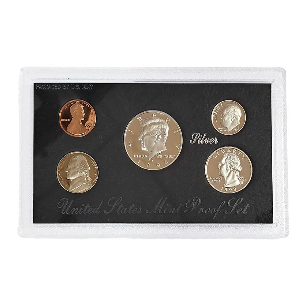 1998-S US Mint Proof Silver Set (w/Box & COA) thumbnail 2