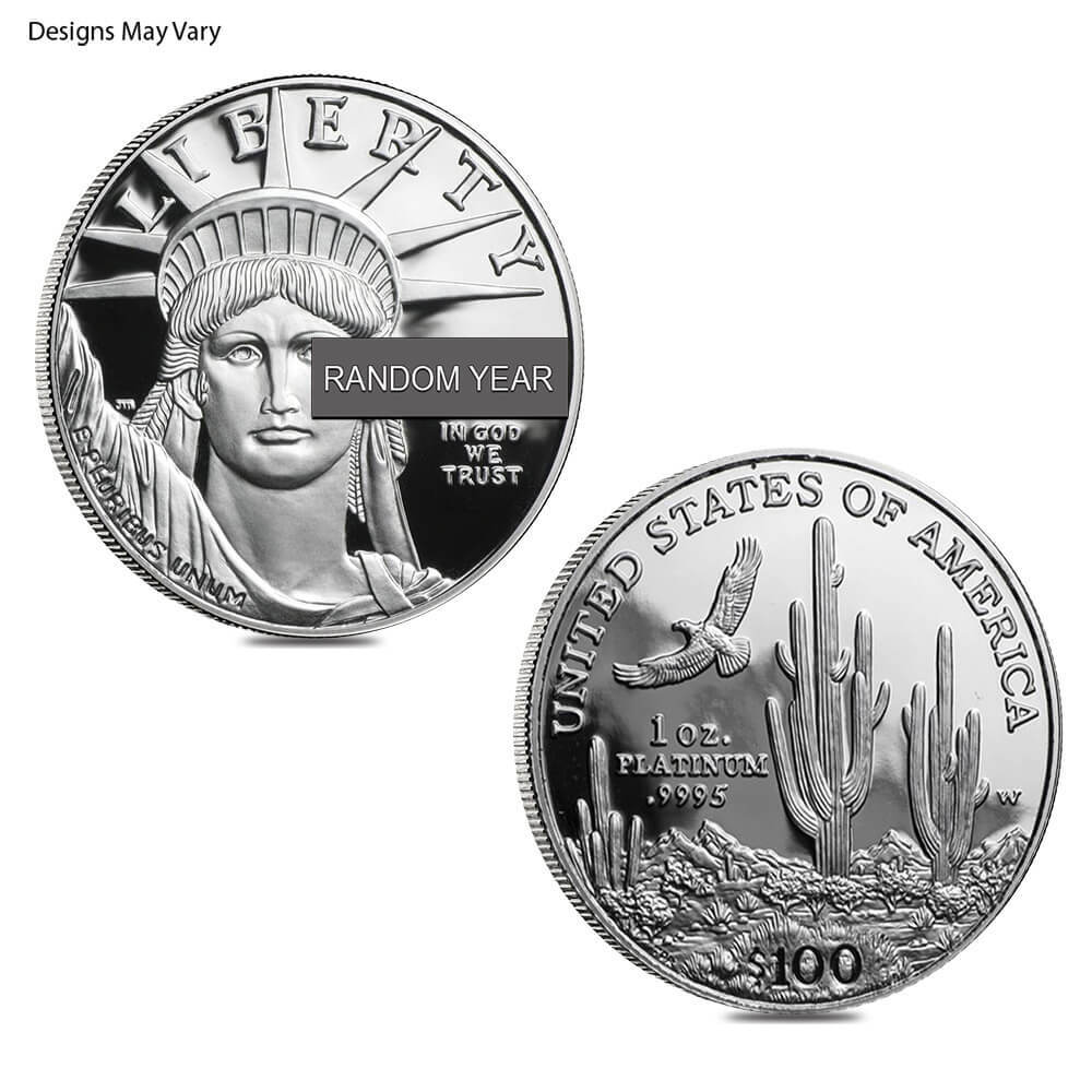 1.85 oz Proof Platinum American Eagle 4-Coin Set (Random Year, w/Box & COA) thumbnail 2