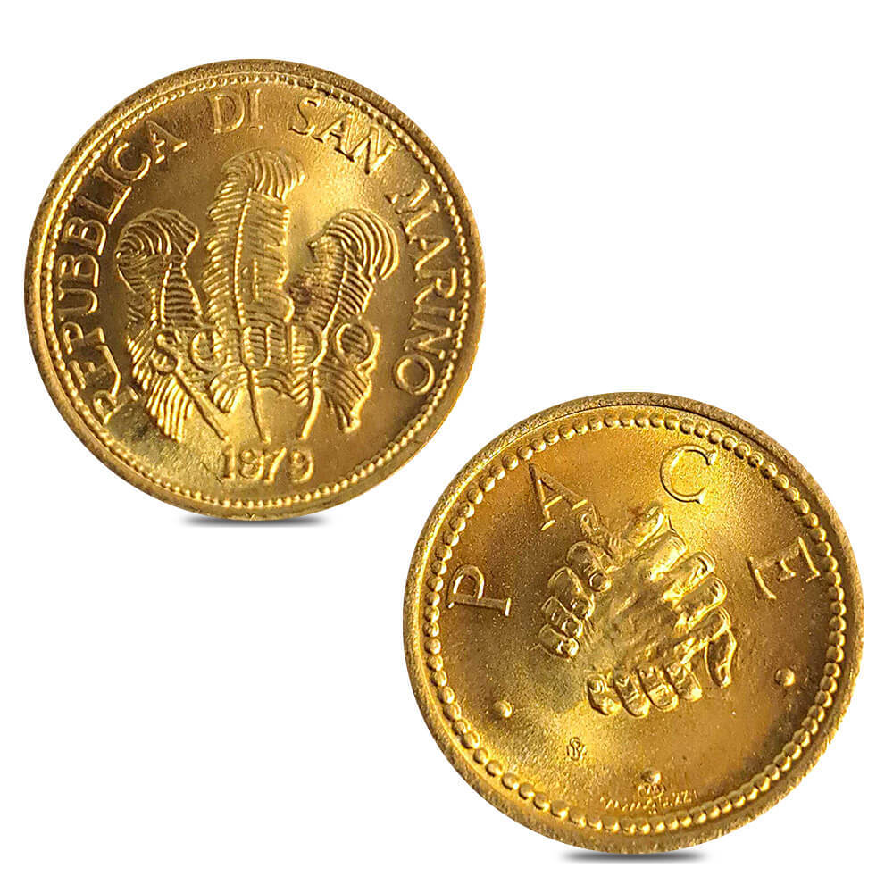 1979 San Marino Scudi Gold 2-Coin Set (w/Box & COA) thumbnail 2