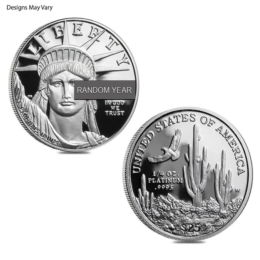 1.85 oz Proof Platinum American Eagle 4-Coin Set (Random Year, w/Box & COA) thumbnail 4