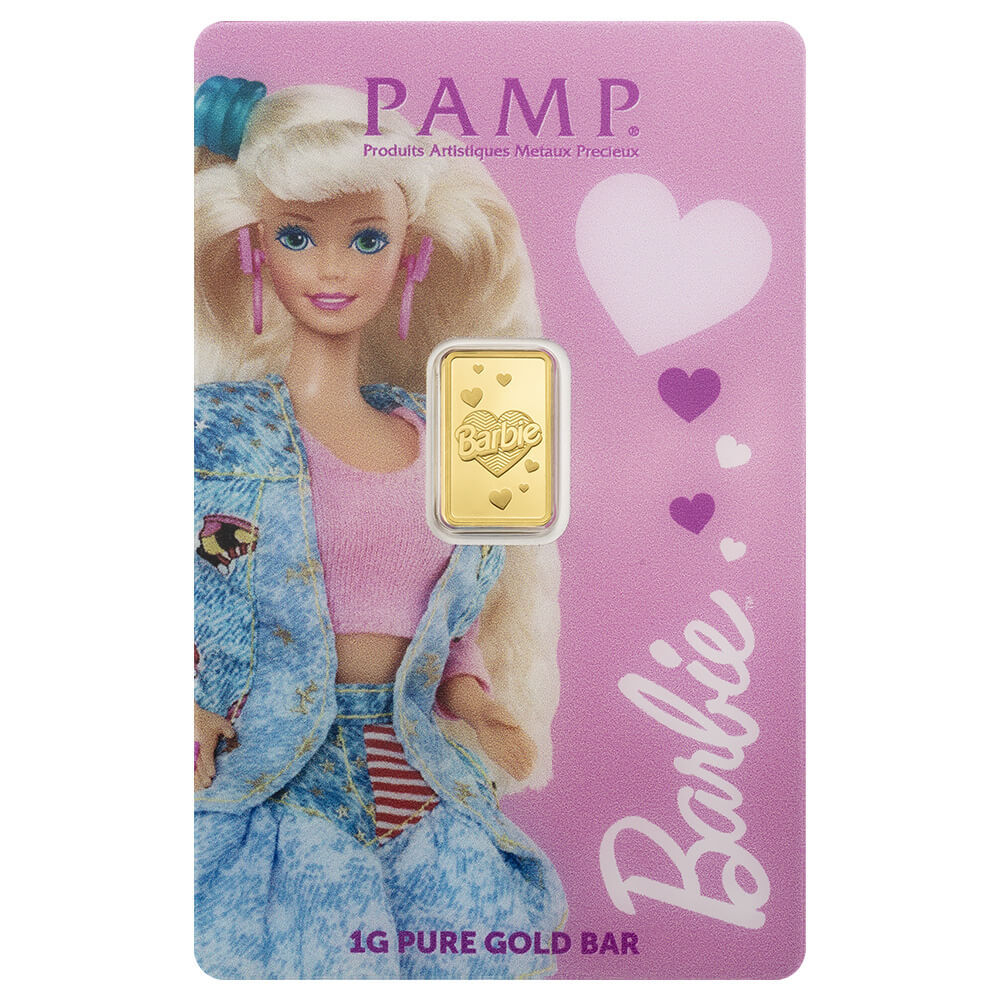 1 Gram PAMP Suisse Barbie™ Valentine’s Day Gold Bar (in Assay) thumbnail 2