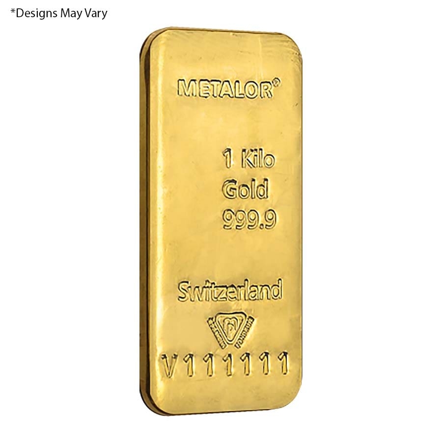 1 Kilo Metalor Gold Bar .9999 Fine thumbnail 4
