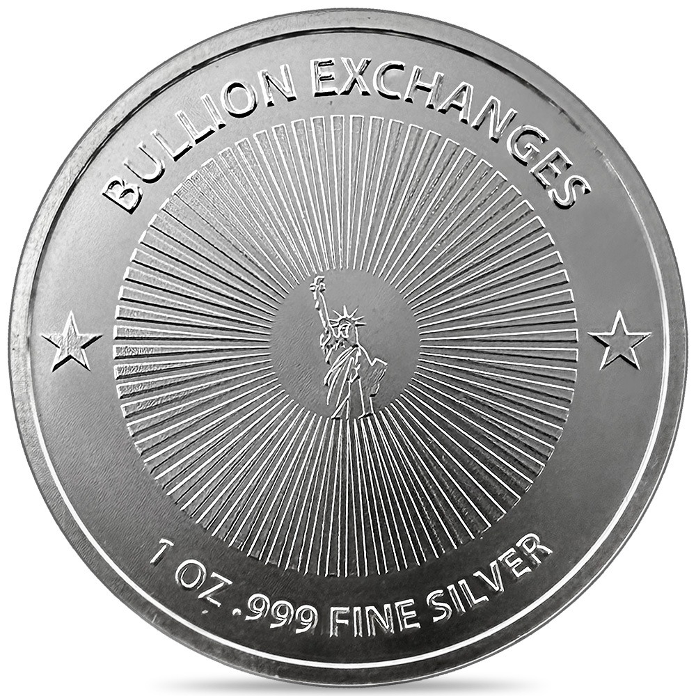 Tube of 20 - 1 oz Bullion Exchanges Silver Round .999 Fine thumbnail 3