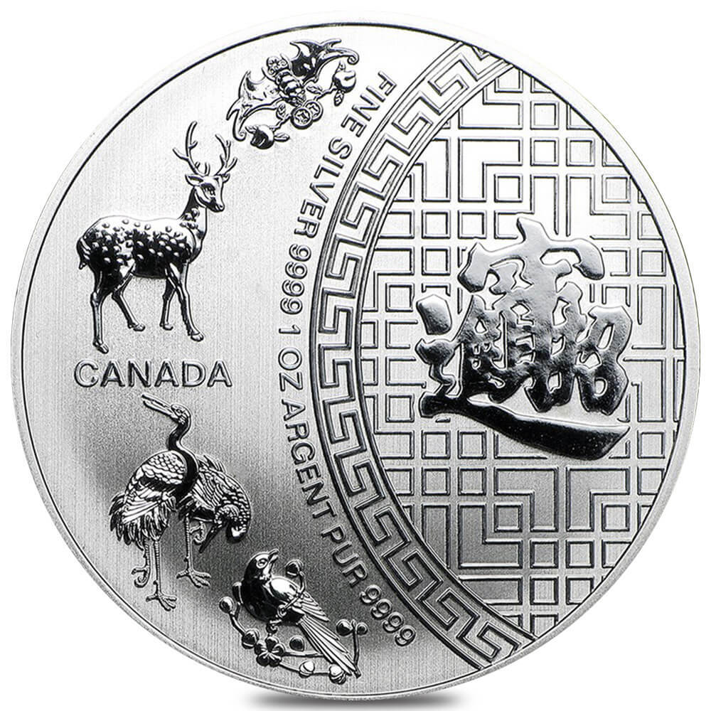 1 oz Canada Five Blessings Silver Coin Random Year (Sealed)