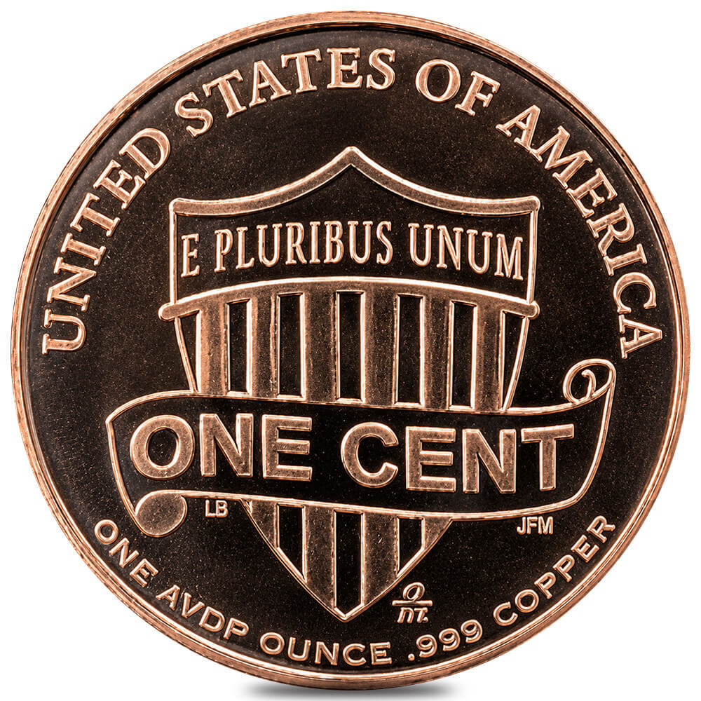 Tube of 20 - 1 oz Lincoln Head Cent Copper Round .999 Fine thumbnail 3