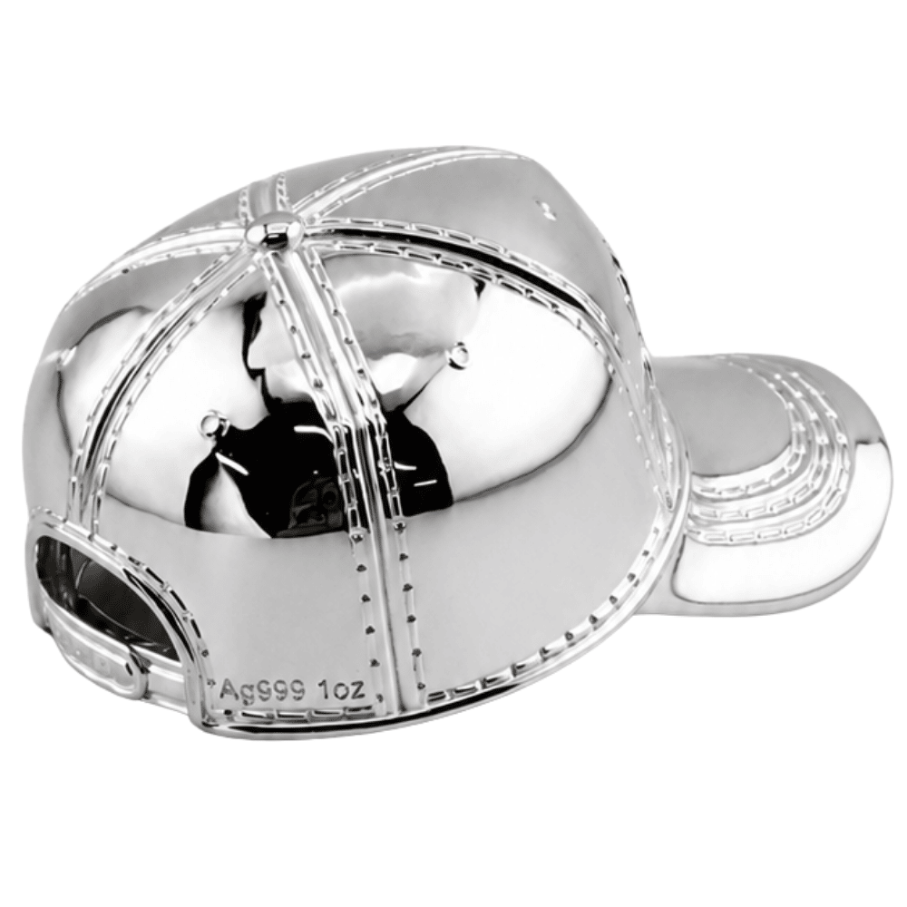 1 oz Make Silver Great Again Cap Shaped Silver .999 Fine thumbnail 3