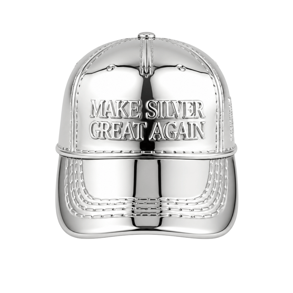 1 oz Make Silver Great Again Cap Shaped Silver .999 Fine