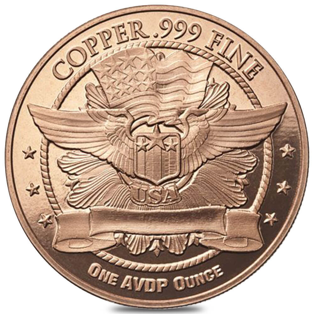 Tube of 20 - 1 oz Morgan Dollar Copper Round .999 Fine thumbnail 3