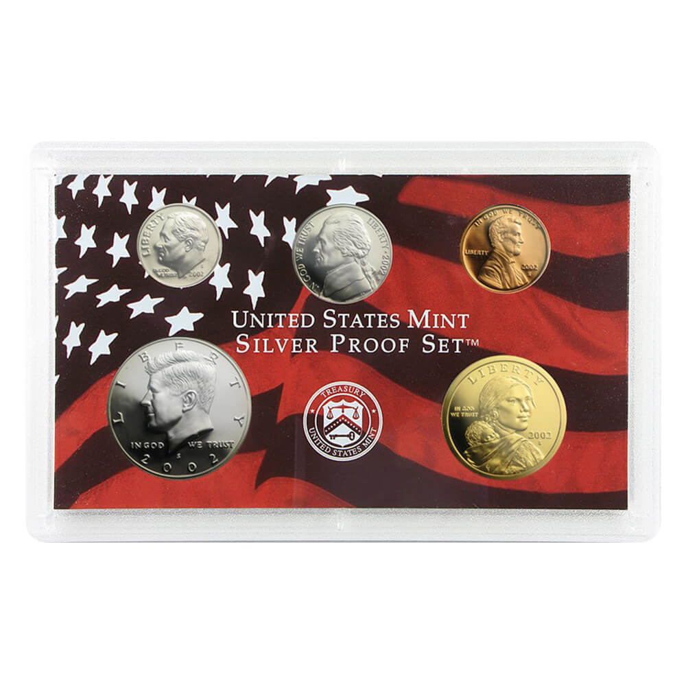 2002-S US Mint Proof Silver Set (w/Box & COA) thumbnail 3