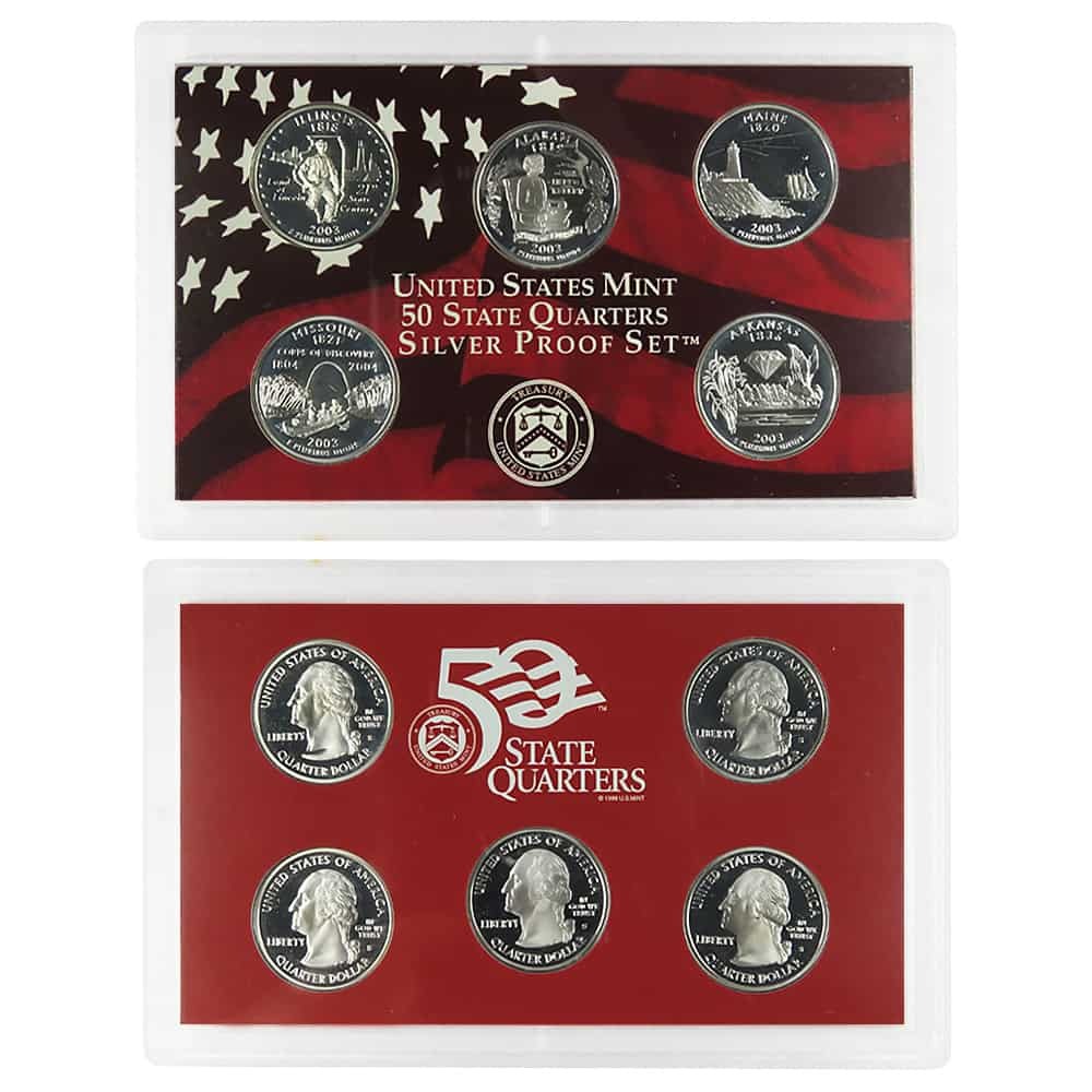 2003-S US Mint Proof Silver Set (w/Box & COA) thumbnail 3