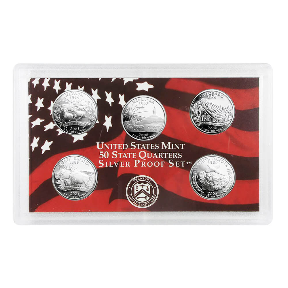 2006-S US Mint Proof Silver Set (w/Box & COA) thumbnail 3