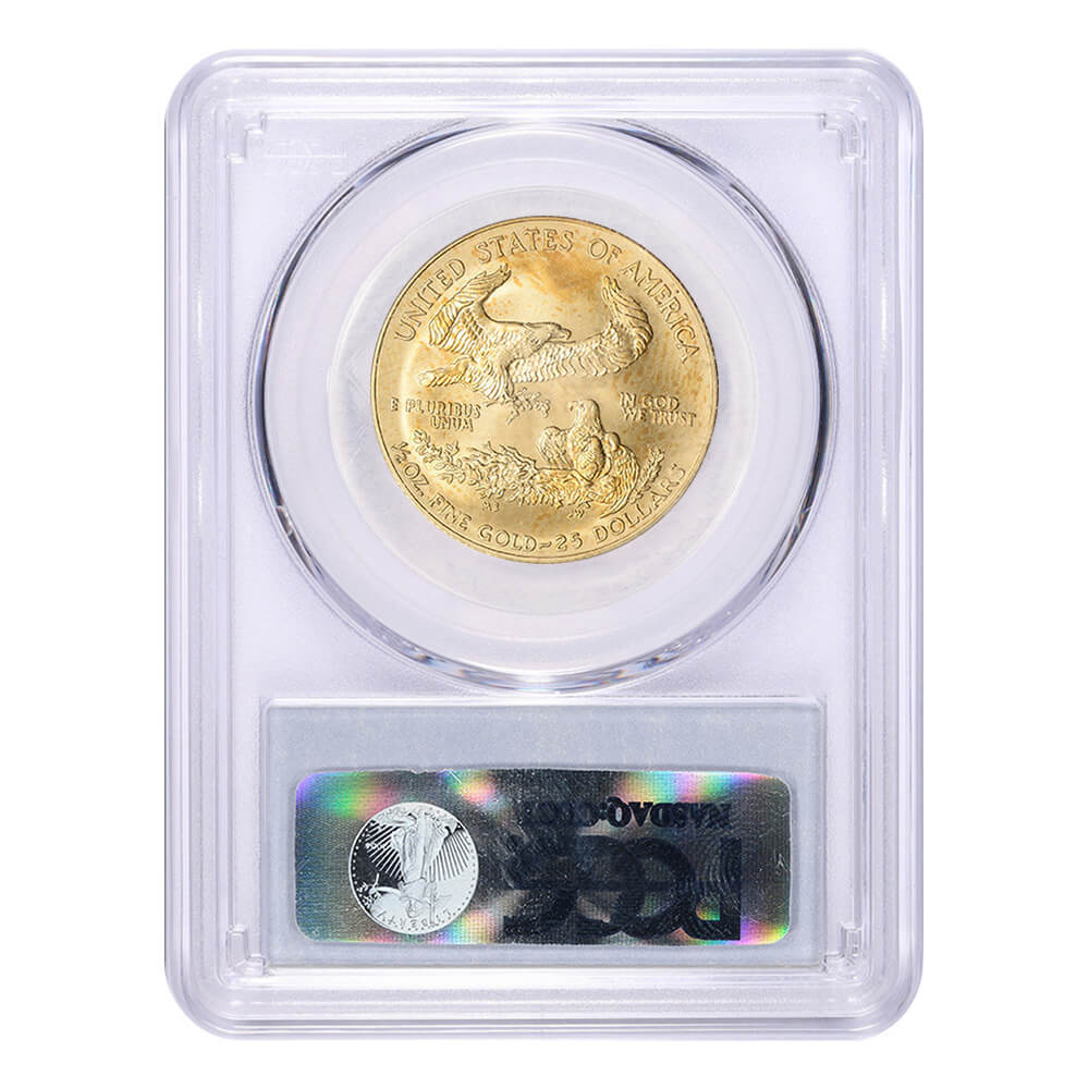2007-W 1/2 oz $25 Burnished Gold American Eagle PCGS MS 69 thumbnail 2