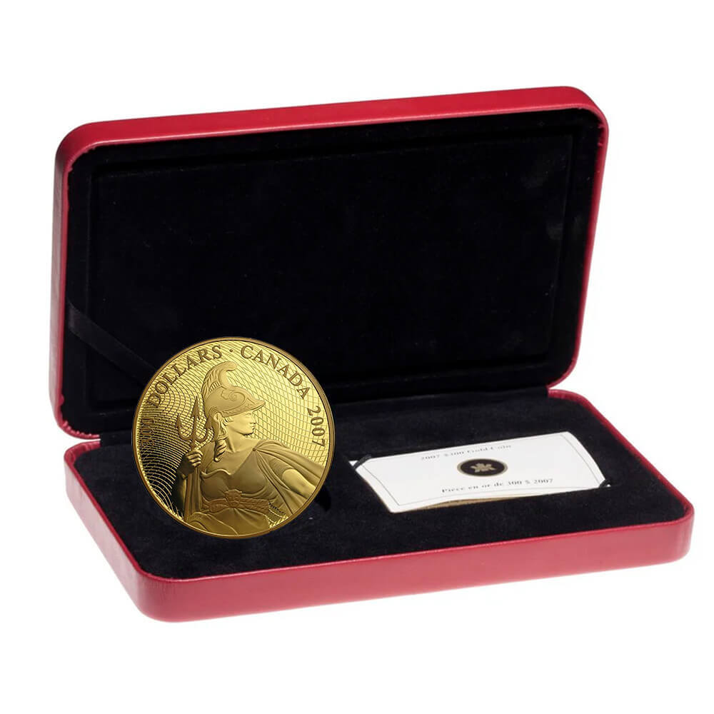 2007 Canada 1923 Shinplaster $300 Proof Gold Coin thumbnail 4