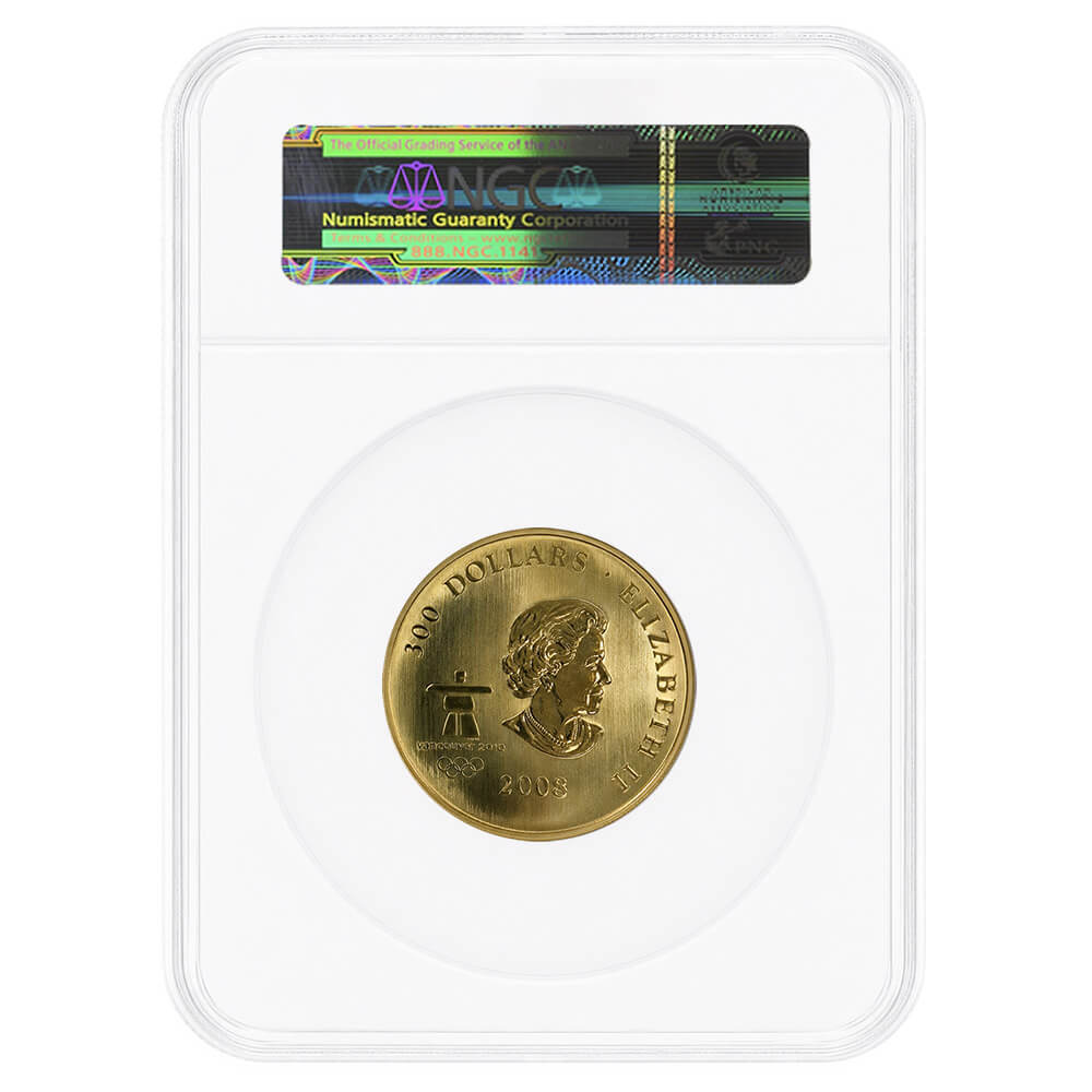 2008 Canada Olympics Competition Proof Gold Coin NGC PF 70 UCAM thumbnail 2