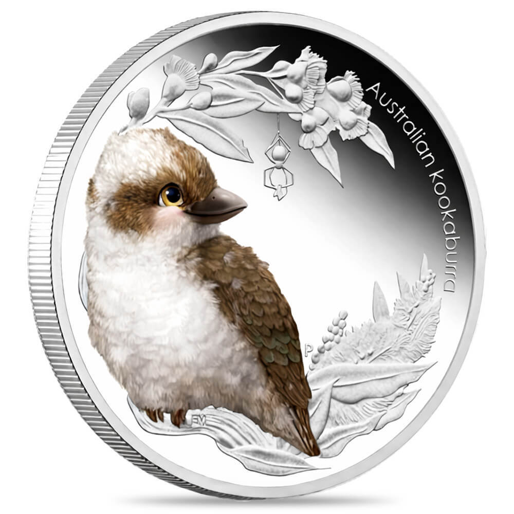 2012 1/2 oz Silver Australian Bush Babies Kookaburra Proof Coin Perth Mint thumbnail 2