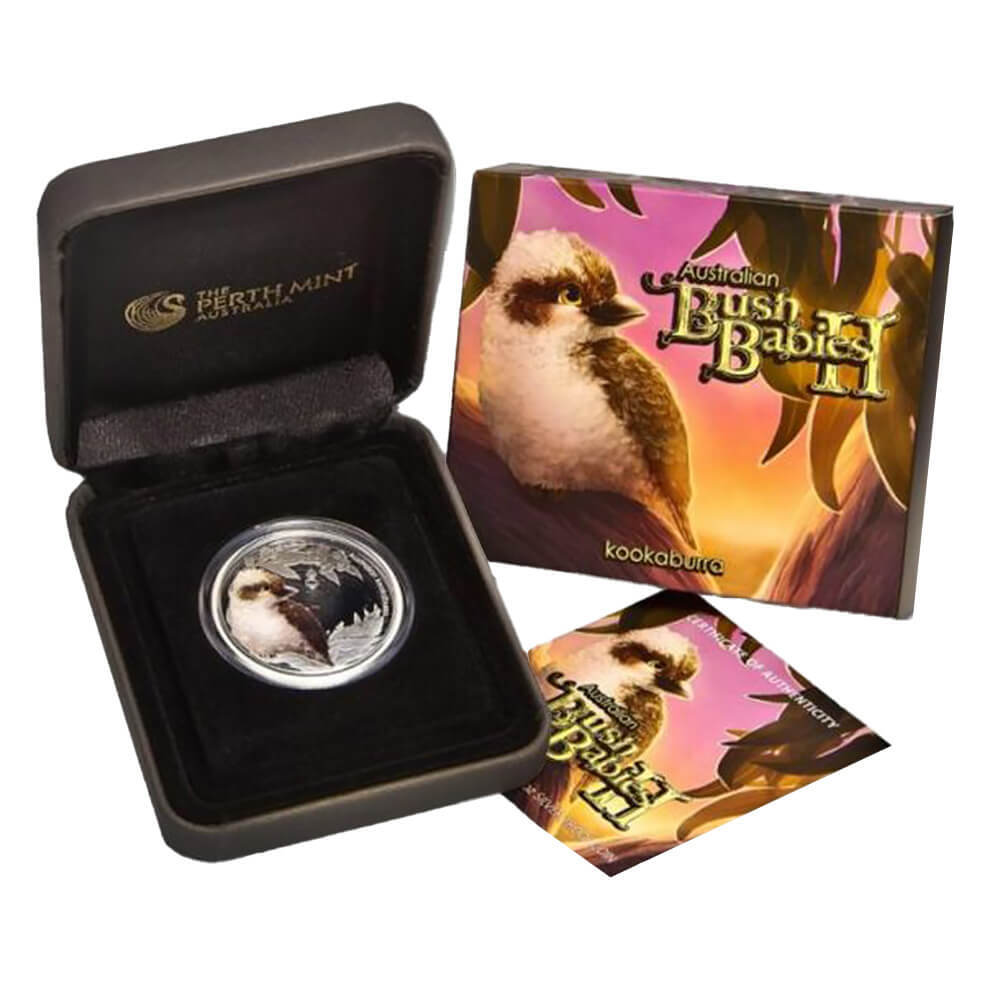 2012 1/2 oz Silver Australian Bush Babies Kookaburra Proof Coin Perth Mint thumbnail 4