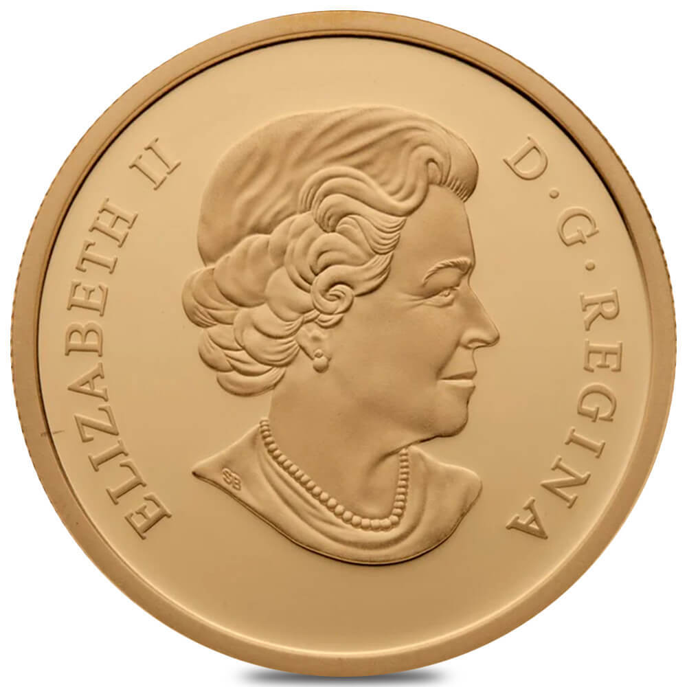 2012 Canada Queen's Diamond Jubilee Ultra High Relief Proof Gold Coin thumbnail 4