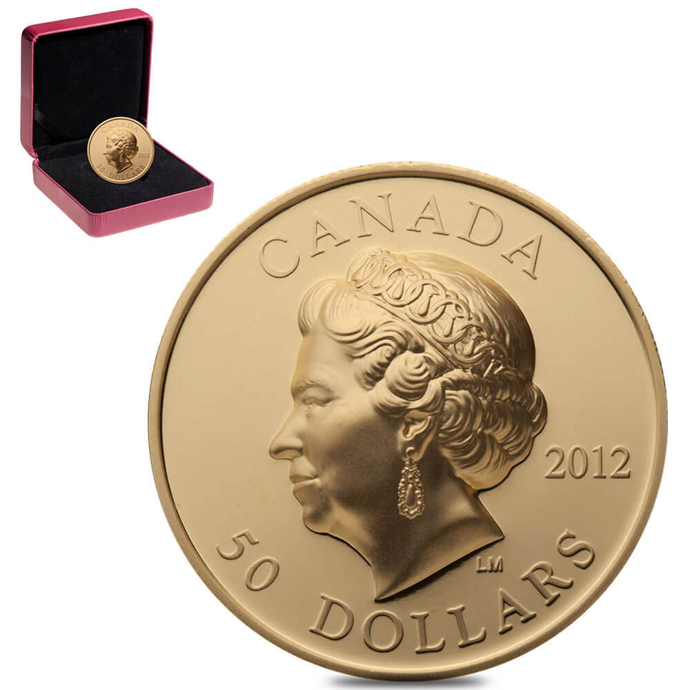 2012 Canada Queen's Diamond Jubilee Ultra High Relief Proof Gold Coin