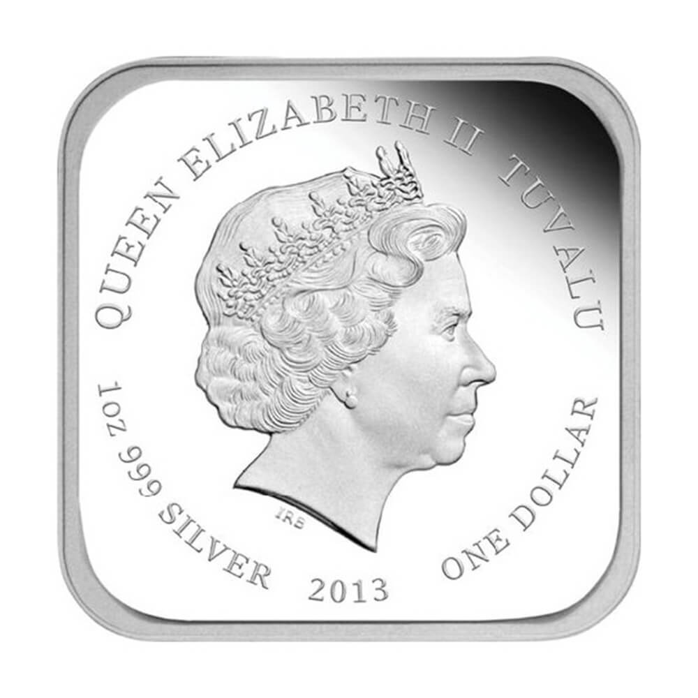 2013 4 oz Proof Silver World Famous Squares 4-Coin Set Australian Perth Mint thumbnail 3