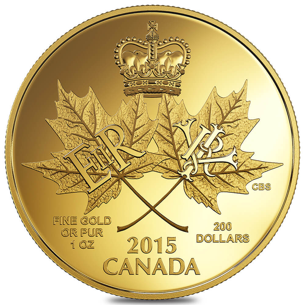2015 Canada 1 oz A Historic Reign Proof Gold Coin thumbnail 2