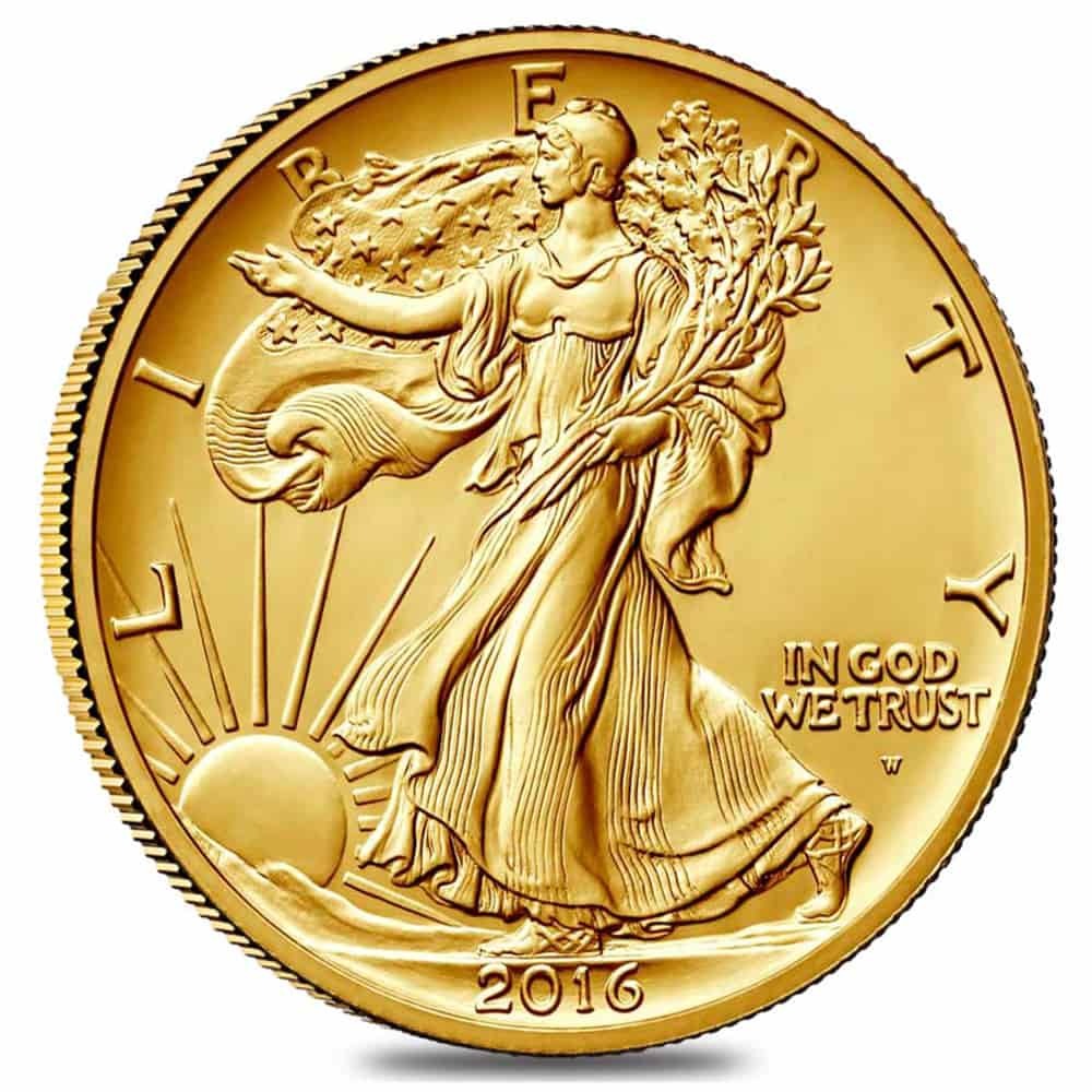 2016 1/2 oz Walking Liberty Centennial Gold Coin 1916-2016 100th Anniversary
