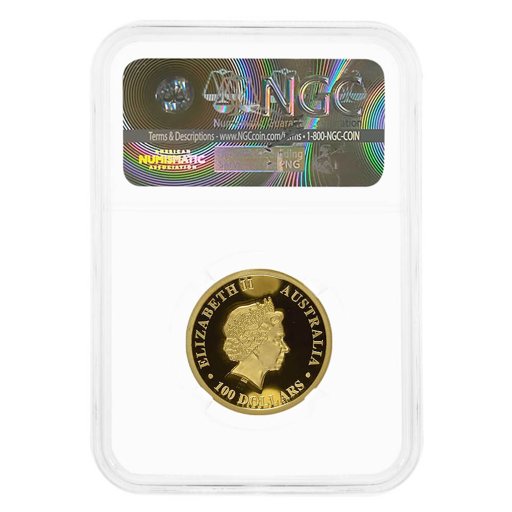 2017 1 oz Proof Gold Australian Koala High Relief Perth Mint NGC PF 70 UCAM FDOI (w/Box & COA) thumbnail 3