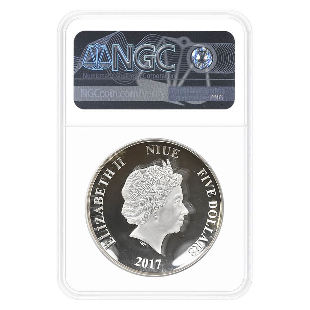 2017 Niue 2 oz Star Wars Darth Vader Ultra High Relief Proof Silver Coin NGC PF 70 UCAM thumbnail 2