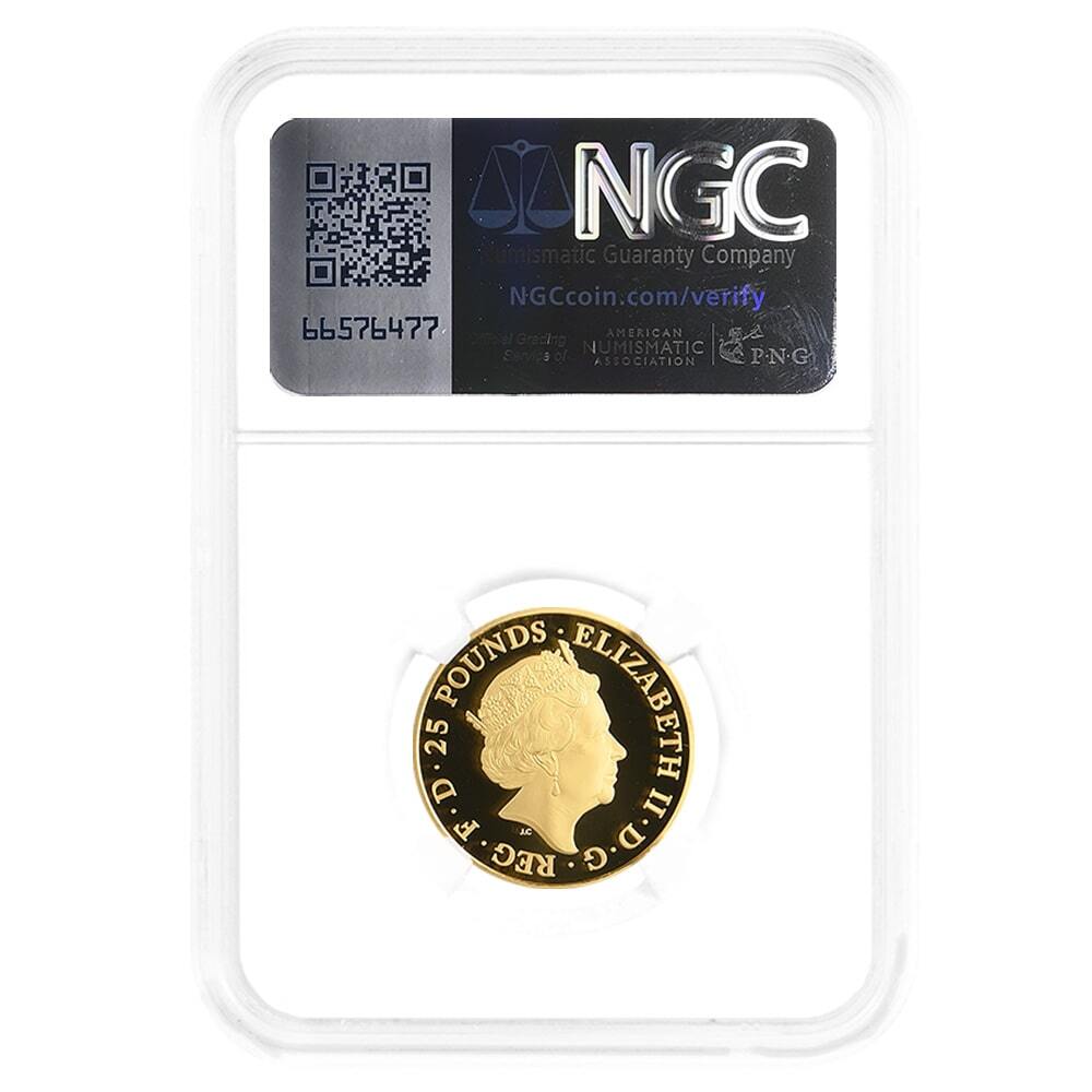2020 Great Britain 1/4 oz Proof Mayflower Voyage Gold Coin NGC PF 70 UCAM thumbnail 2