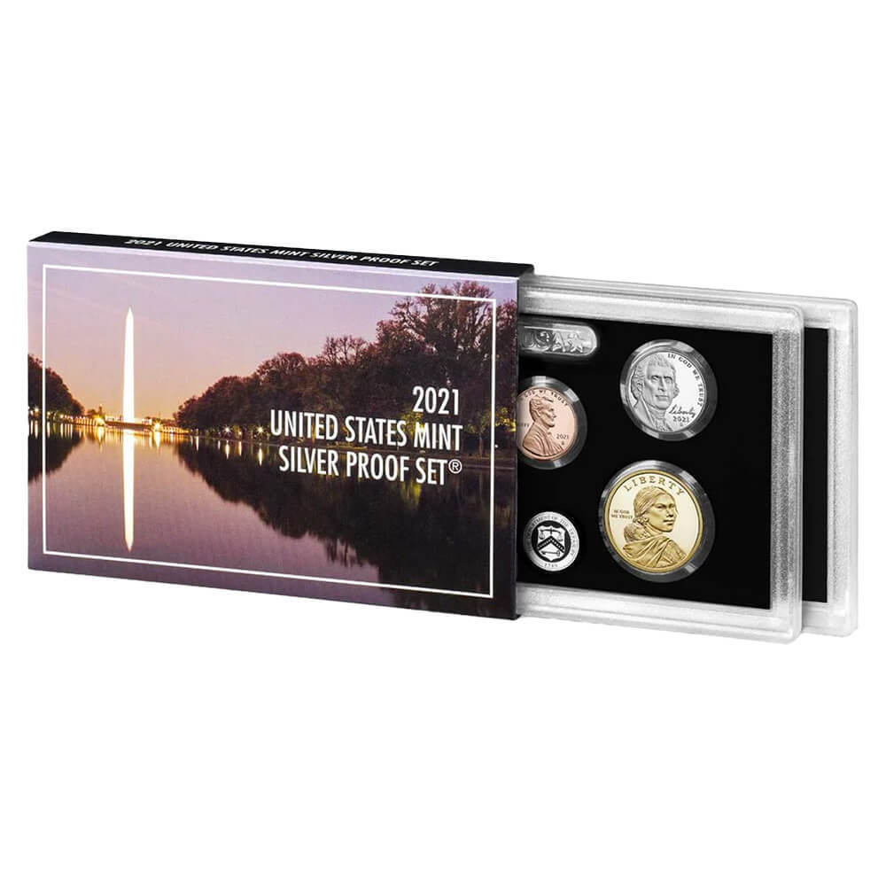 2021-S US Mint Proof Silver Set (w/Box & COA) thumbnail 4