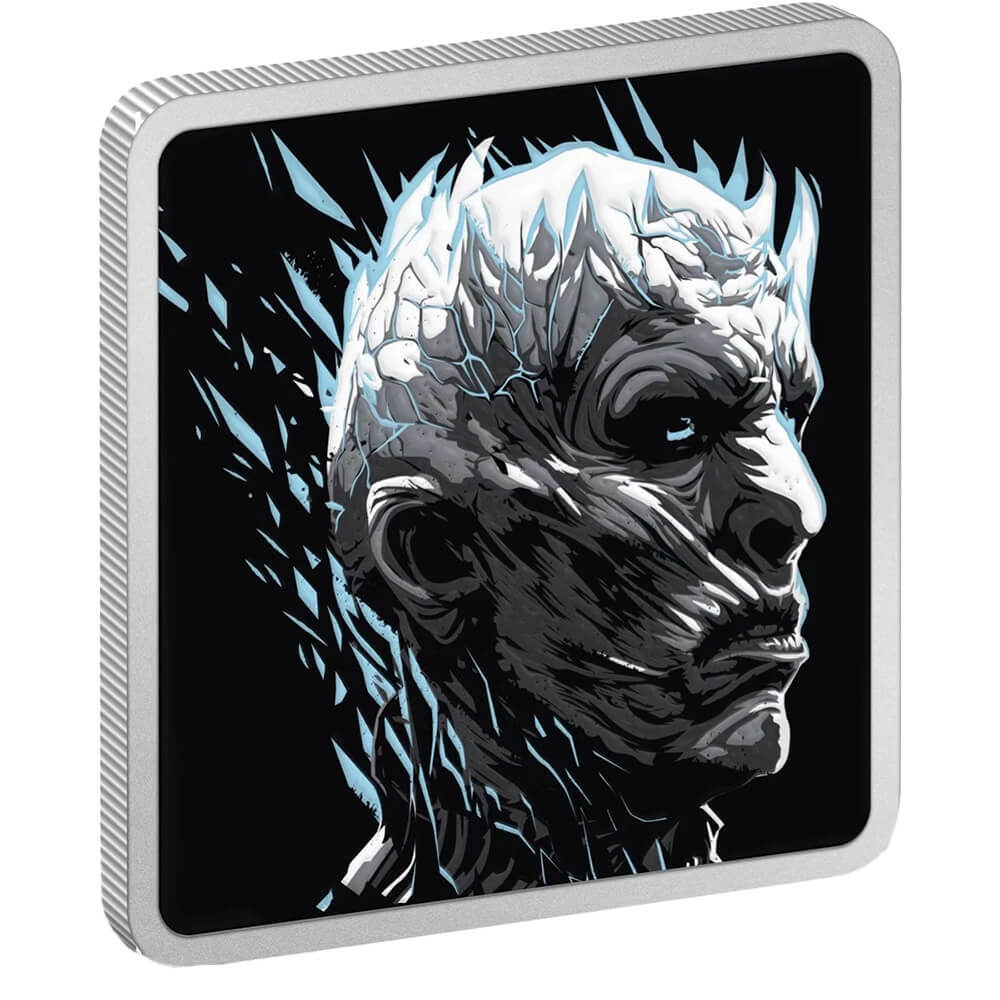 2022 1 oz Game of Thrones Night King Proof Silver Medallion thumbnail 4