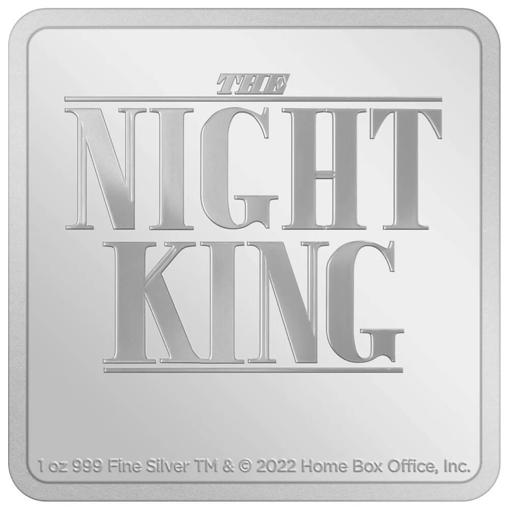 2022 1 oz Game of Thrones Night King Proof Silver Medallion thumbnail 3