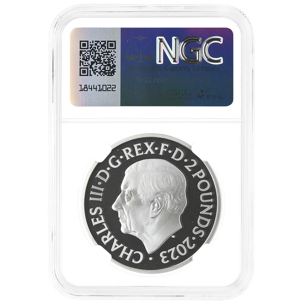 2023 Great Britain 1 oz Star Wars Luke Skywalker & Princess Leia Proof Silver Coin NGC PF 69 UCAM thumbnail 2