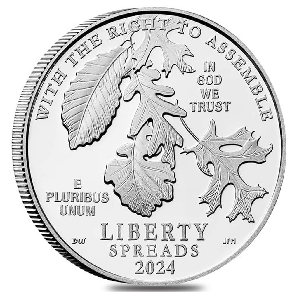 2024-W 1 oz Proof Platinum American Eagle Right to Assemble (w/Box & COA) thumbnail 2