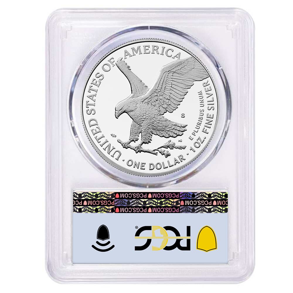 2025-S Navy Privy 1 oz Proof Silver American Eagle PCGS PF 70 AR thumbnail 2