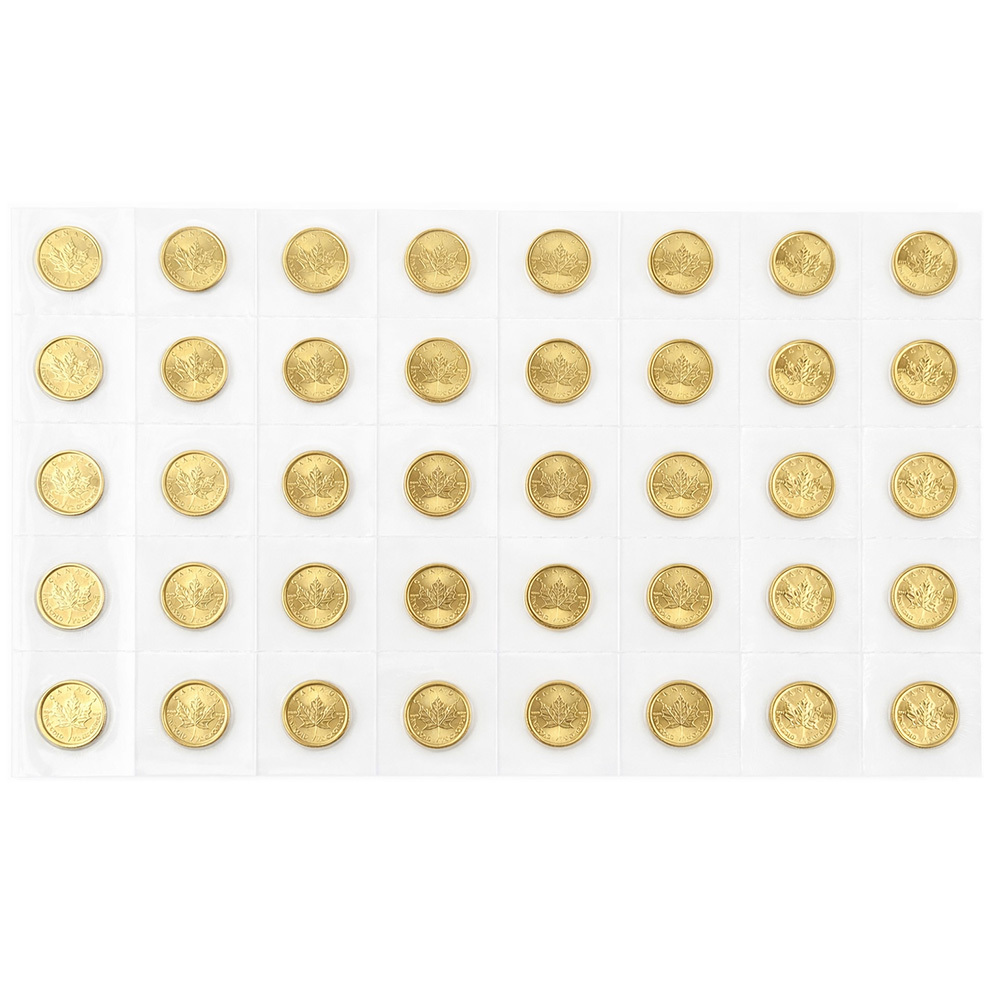 Lot of 40 - 2025 1/10 oz Canadian Gold Maple Leaf $5 Coin BU (Sealed) thumbnail 4